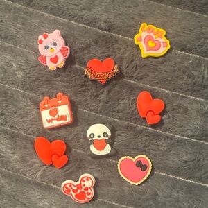 Cute Valentines shoe Charms